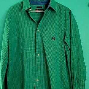 Mens Long Sleeve Chaps Dress Shirt